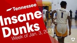 Tennessee: Insane Dunks from Week of Jan. 3, 2021