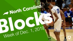 North Carolina: Blocks from Week of Dec. 1, 2019