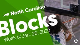 North Carolina: Blocks from Week of Jan. 26, 2020