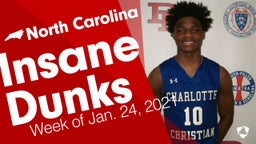 North Carolina: Insane Dunks from Week of Jan. 24, 2021