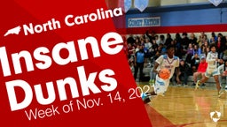North Carolina: Insane Dunks from Week of Nov. 14, 2021