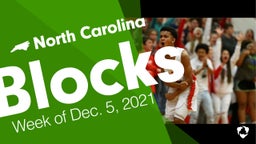 North Carolina: Blocks from Week of Dec. 5, 2021