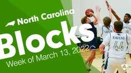 North Carolina: Blocks from Week of March 13, 2022