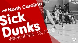 North Carolina: Sick Dunks from Week of Nov. 13, 2022