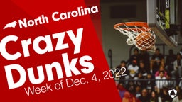 North Carolina: Crazy Dunks from Week of Dec. 4, 2022