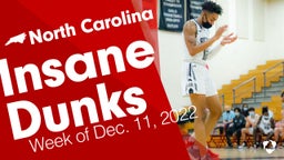 North Carolina: Insane Dunks from Week of Dec. 11, 2022