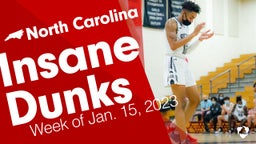 North Carolina: Insane Dunks from Week of Jan. 15, 2023