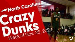 North Carolina: Crazy Dunks from Week of Nov. 26, 2023