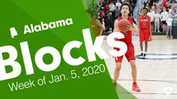 Alabama: Blocks from Week of Jan. 5, 2020