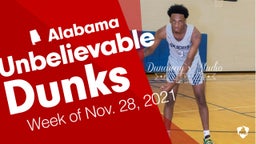 Alabama: Unbelievable Dunks from Week of Nov. 28, 2021
