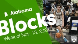 Alabama: Blocks from Week of Nov. 13, 2022