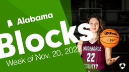 Alabama: Blocks from Week of Nov. 20, 2022