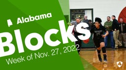 Alabama: Blocks from Week of Nov. 27, 2022