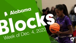 Alabama: Blocks from Week of Dec. 4, 2022