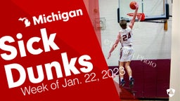 Michigan: Sick Dunks from Week of Jan. 22, 2023