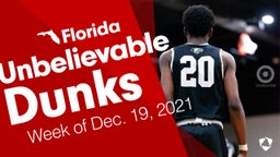 Florida: Unbelievable Dunks from Week of Dec. 19, 2021