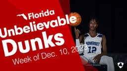 Florida: Unbelievable Dunks from Week of Dec. 10, 2023