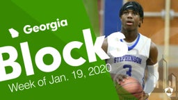 Georgia: Blocks from Week of Jan. 19, 2020
