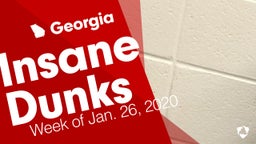Georgia: Insane Dunks from Week of Jan. 26, 2020
