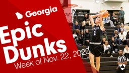 Georgia: Epic Dunks from Week of Nov. 22, 2020