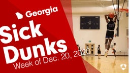 Georgia: Sick Dunks from Week of Dec. 20, 2020