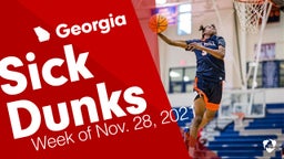 Georgia: Sick Dunks from Week of Nov. 28, 2021