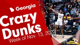 Georgia: Crazy Dunks from Week of Nov. 13, 2022