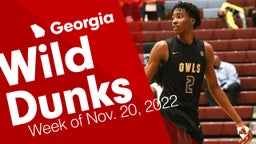 Georgia: Wild Dunks from Week of Nov. 20, 2022