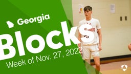 Georgia: Blocks from Week of Nov. 27, 2022