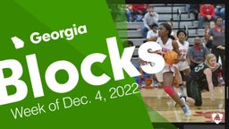 Georgia: Blocks from Week of Dec. 4, 2022