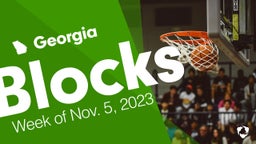 Georgia: Blocks from Week of Nov. 5, 2023