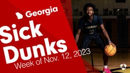 Georgia: Sick Dunks from Week of Nov. 12, 2023