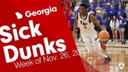 Georgia: Sick Dunks from Week of Nov. 26, 2023