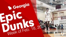 Georgia: Epic Dunks from Week of Feb. 18, 2024