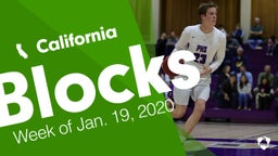 California: Blocks from Week of Jan. 19, 2020