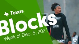 Texas: Blocks from Week of Dec. 5, 2021