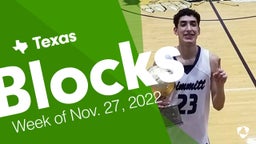 Texas: Blocks from Week of Nov. 27, 2022
