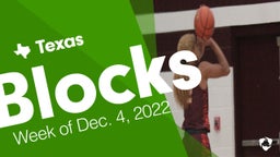 Texas: Blocks from Week of Dec. 4, 2022