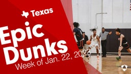 Texas: Epic Dunks from Week of Jan. 22, 2023