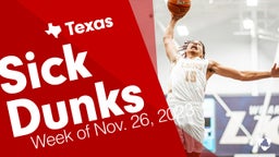 Texas: Sick Dunks from Week of Nov. 26, 2023