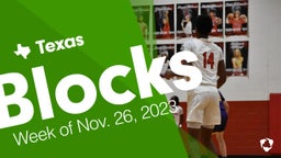 Texas: Blocks from Week of Nov. 26, 2023