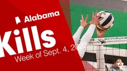 Alabama: Kills from Week of Sept. 4, 2022