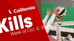 California: Kills from Week of Oct. 6, 2019