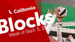 California: Blocks from Week of Sept. 5, 2021