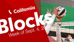 California: Blocks from Week of Sept. 4, 2022