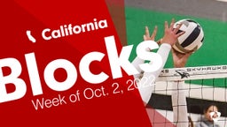 California: Blocks from Week of Oct. 2, 2022