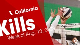 California: Kills from Week of Aug. 13, 2023