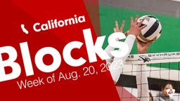 California: Blocks from Week of Aug. 20, 2023