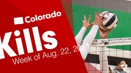 Colorado: Kills from Week of Aug. 22, 2021