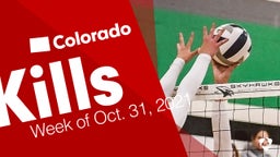 Colorado: Kills from Week of Oct. 31, 2021